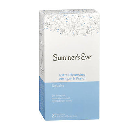 Summers Eve, Extra Cleansing Vinegar Water Douche Summers, 2 X 4.5 oz