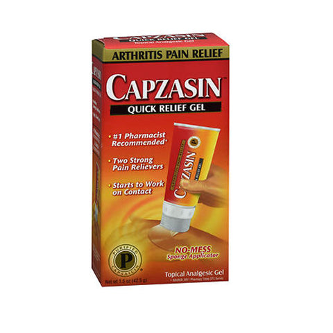 Capzasin, Arthritis Quick Pain Relief Gel, 1.5 oz