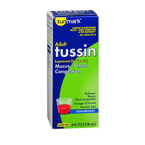 Sunmark, Tussin Cough Formula Liquid, Original 4 oz