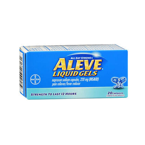 Aleve, All Day Strong Pain Reliever And Fever Reducer, 220 mg, 20 Liqui Gels