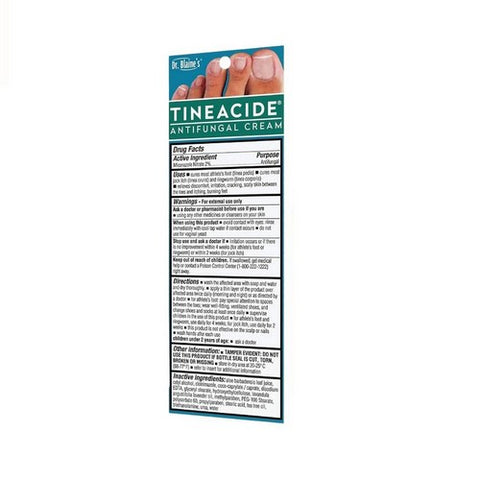 Dr. Blaines, Dr.Blaines Tineacide Antifungal Cream, 1.25 OZ