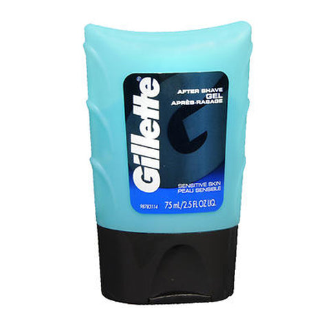 Gillette, After Shave Gel For Sensitive Skin, 2.5 oz