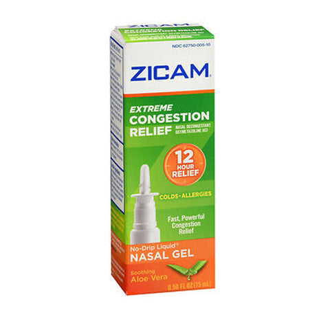 Zicam, Extreme Congstion Relief No-Drip Liq Nasal Gel, 0.5 oz