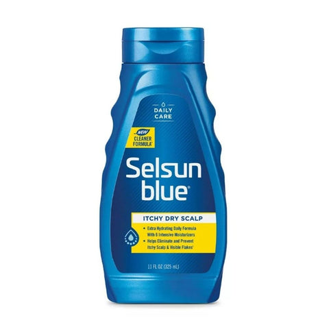 Selsun Blue, Dandruff Shampoo, Itchy Dry Scalp 11 oz