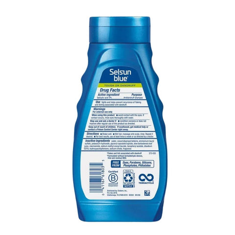 Selsun Blue, Naturals Antidandruff Shampoo Itchy Dry Scalp, 11 Oz