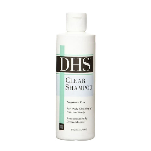 Dhs, Clear Shampoo Fragrance Free, 8 Oz