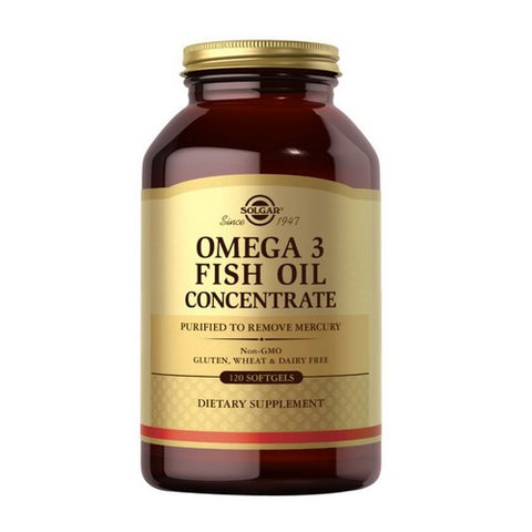 Solgar, Omega-3 Fish Oil Concentrate Softgels, 120 S Gels