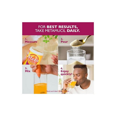 Metamucil, Smooth Texture Sugar Free Orange, 114 each