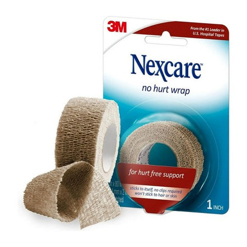 Nexcare, No Hurt Wrap Tan 1 Inch X 2.2 Yard Stretched, 1 Count