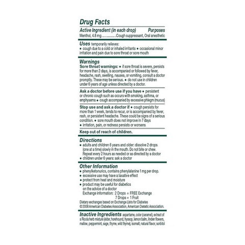 Ricola, Cough Suppressant, 19 Drops