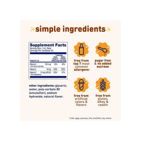 Enfamil, Tri-Vi-Sol Drops, 50 ml