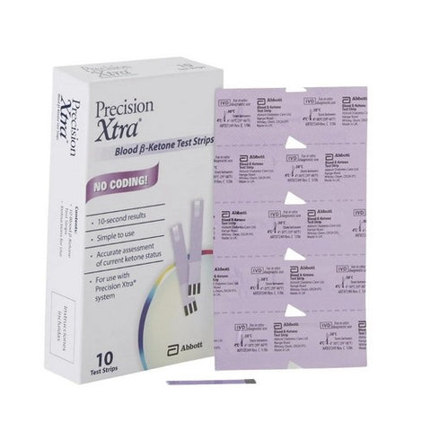 Precision Xtra, Blood B-Ketone Test Strips, Box Of 10