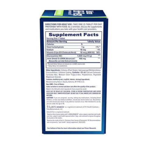 Osteo Bi-Flex, Glucosamine Hci And Vitamin D3, 30 tabs
