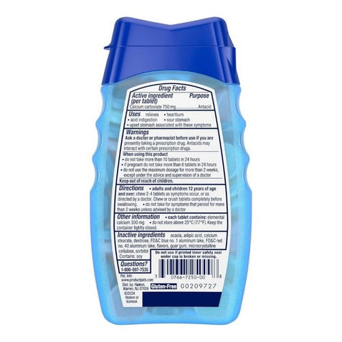 The Honest Company, Tums Smoothies Antacid And Calcium Supplement Chewable, 60 tabs