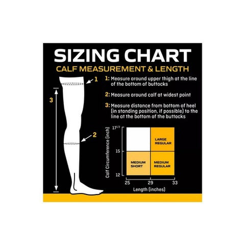 Futuro, Anti-Embolism Thigh Length Closed Toe Stockings White Moderate, Large each