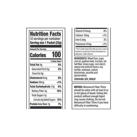 Metamucil, Fiber Wafers Apple Crisp, 12 Count