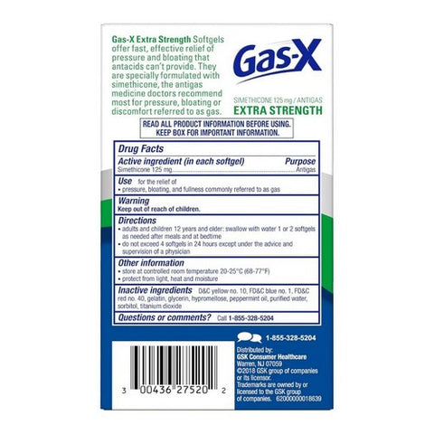 Emergen-C, Gas-X Extra Strength, 20 tabs