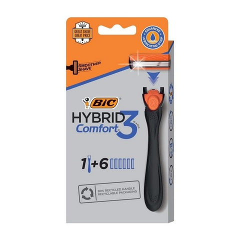 Bic, Hybrid Advance Shaver, 6 each