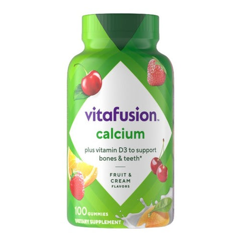 Vitafusion, Calcium Gummy Vitamins For Adults, 500 Mg, 100 each