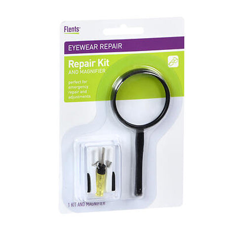 Flents, Eyeglass Repair Kit And Magnifier, 1 each
