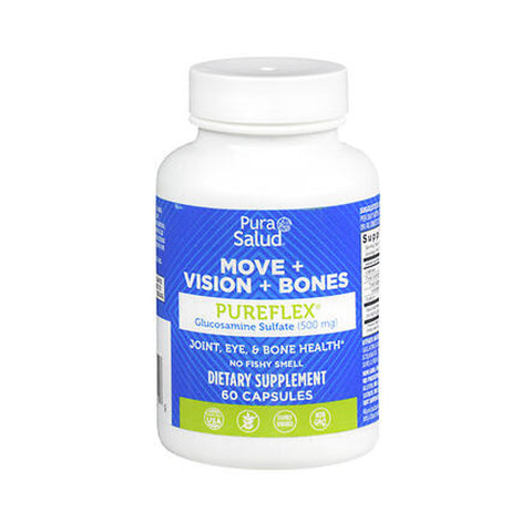 Basic, Pura Salud Glucosamine Sulfate, 500 mg, 60 Capsules