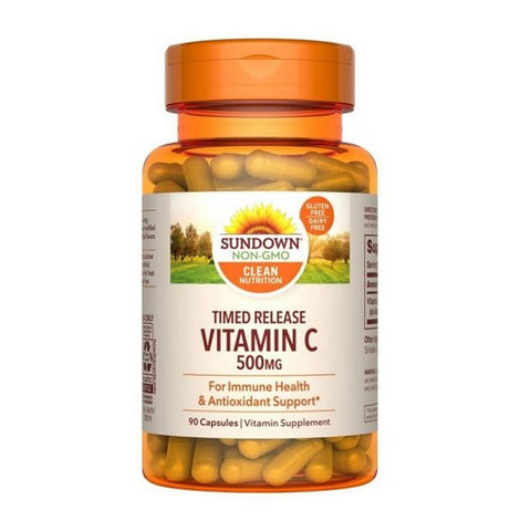 Sundown Naturals, Vitamin C Timed Release, 500 mg, 90 tabs