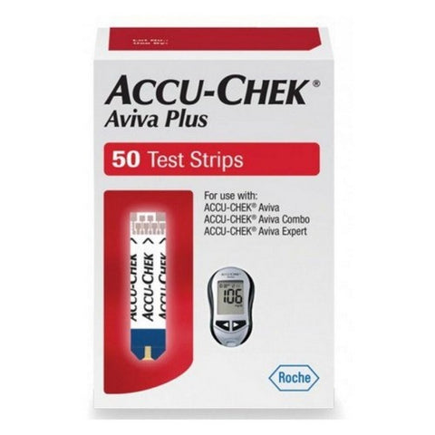 Accu-Chek, Aviva Plus Test Strips, 50 Strips
