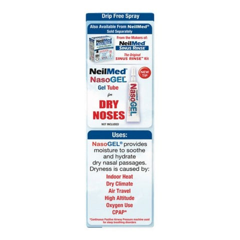 Neilmed, Nasogel Nasal Spral Drip Free Gel Spray For Dry Noses, 30 ml