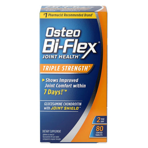 Osteo Bi-Flex, Glucosamine Chondroitin, Triple Strength 80 tabs