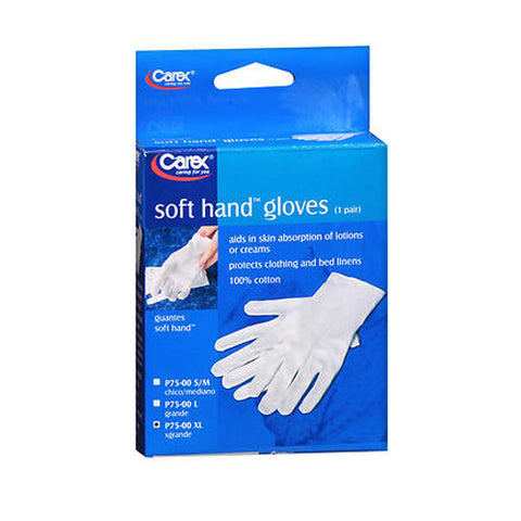 Carex, Soft Hand Cotton Gloves, X-Large 1 each
