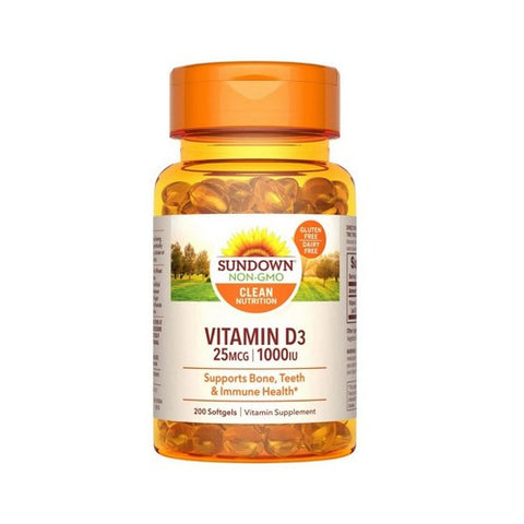Sundown Naturals, Sundown Naturals High Potency Vitamin D3, 1000 IU, 100 caps