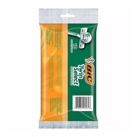 Bic, Twin Select Shavers For Men Sensitive Skin, 10 each