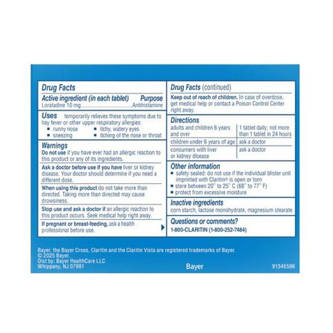 Claritin, 24 Hour Allergy, 10 mg, 5 tabs