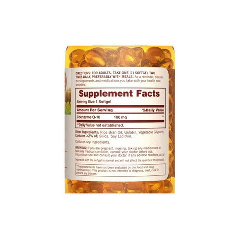 Sundown Naturals, Co Q-10, 100 mg, 40 caps