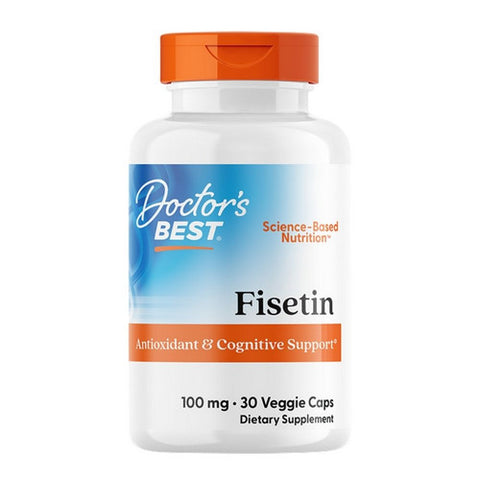 Doctors Best, Fisetin featuring Cognisetin, 100 mg, 30 Veggi Caps