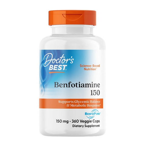 Doctors Best, Benfotiamine, 150 mg, 360 Veggi Caps