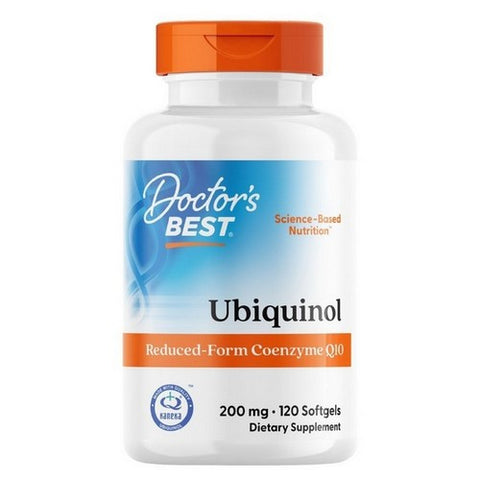 Doctors Best, Ubiquinol Featuring Kanekas QH, 200 mg, 120 Softgels