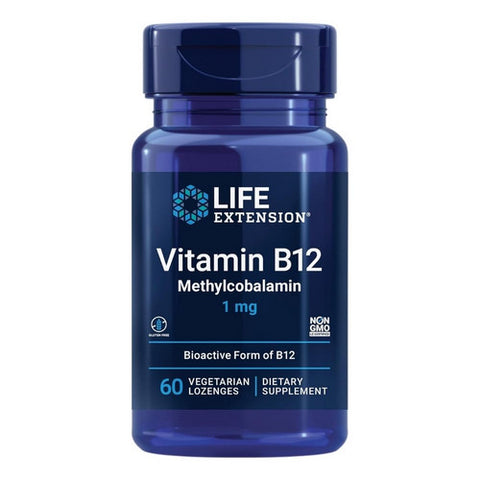 Life Extension, Methylcobalamin Dissolve In Mouth Lozenges, 1 mg, 60 loz