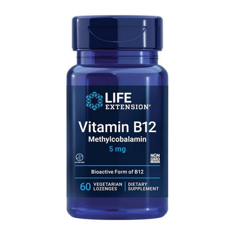 Life Extension, Methylcobalamin Dissolve In Mouth Lozenges, 5 mg, 60 loz