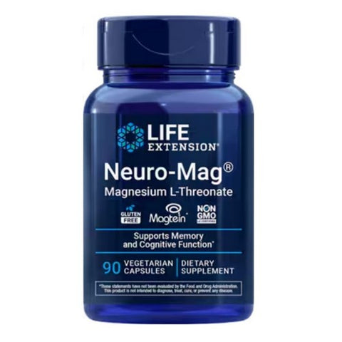 Life Extension, Neuro-Mag Magnesium L-Threonate, 90 Vcaps