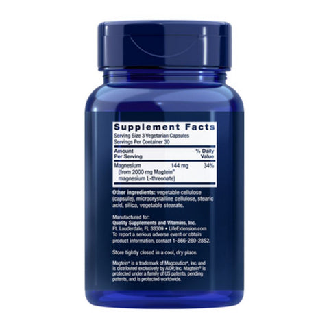 Life Extension, Neuro-Mag Magnesium L-Threonate, 90 Vcaps