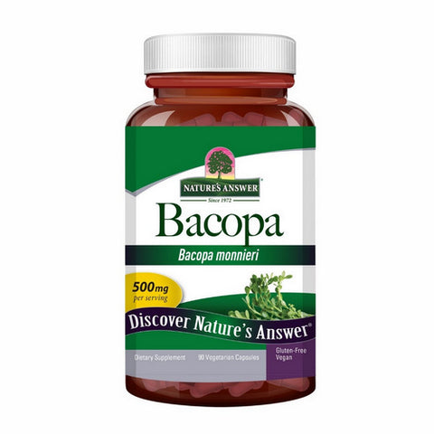 Nature's Answer, Bacopa 500mg, 90 vcaps