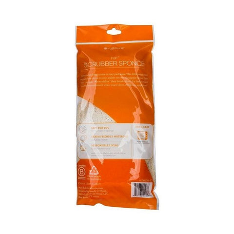 Full Circle Home, Flip Loofah Scrubber Sponge, 3 ct(case of 12)