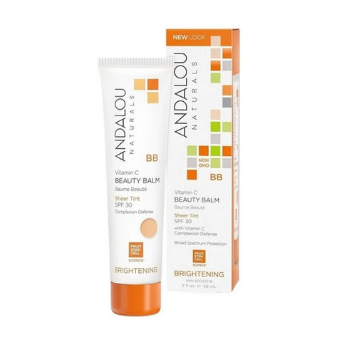 Andalou Naturals, Vitamin C BB Beauty Balm Sheer Tint SPF 30, 2 Oz