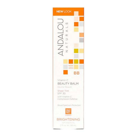 Andalou Naturals, Vitamin C BB Beauty Balm Sheer Tint SPF 30, 2 Oz