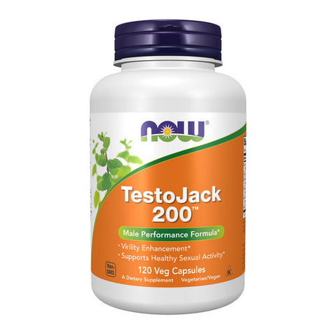 Now Foods, TestoJack 200, 120 vcaps