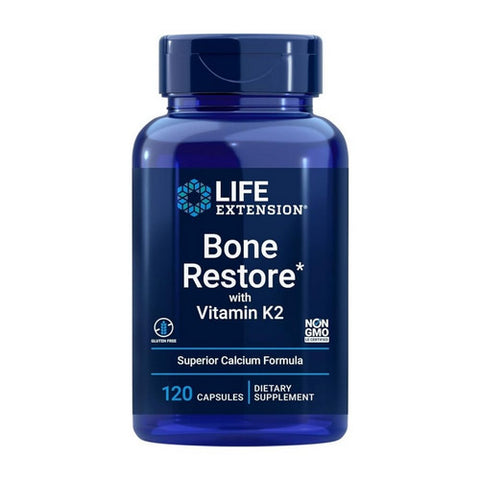 Life Extension, Bone Restore with Vitamin K2, 120 Caps