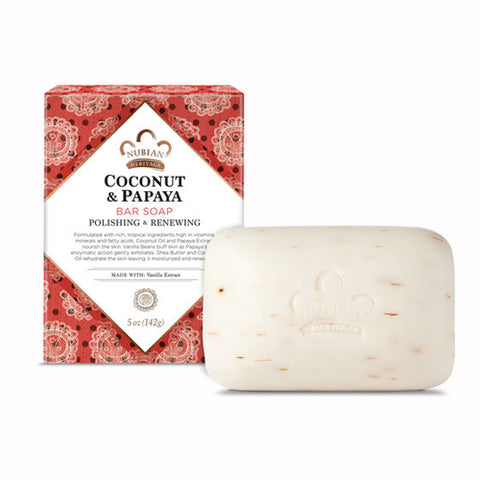 Nubian Heritage, Bar Soap, Coconut and Papaya 5 OZ
