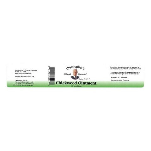 Dr. Christophers Formulas, Chickweed Ointment, 2 oz
