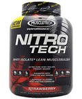Nitro Tech Performance Series Whey Isolate Strawberry 4 lbs by Muscletech